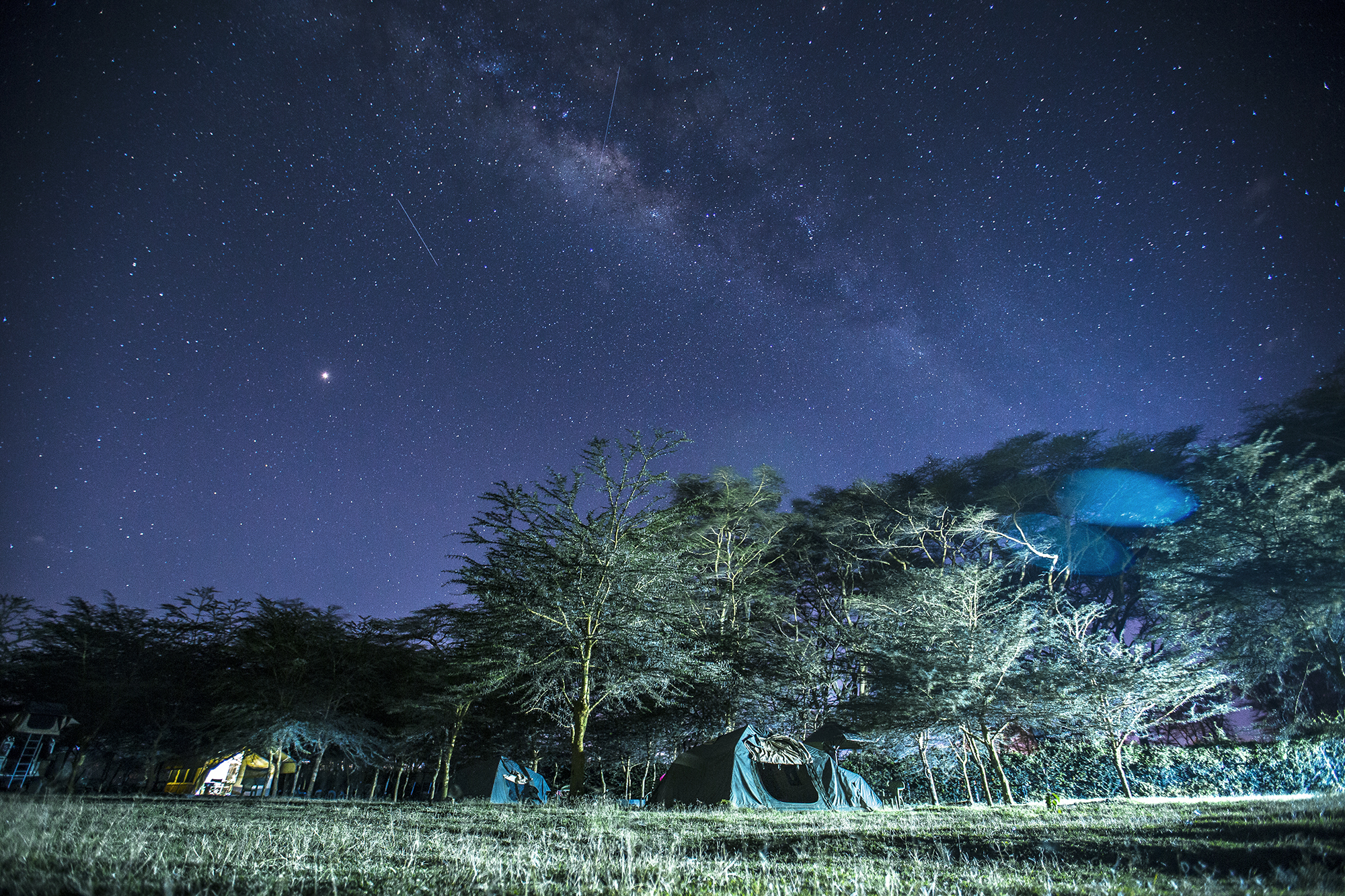 Amazing Summer Milky Way at the Naivasha Lake campsite, Kenya Amazing Summer Milky Way at the Naivasha Lake campsite, Kenya